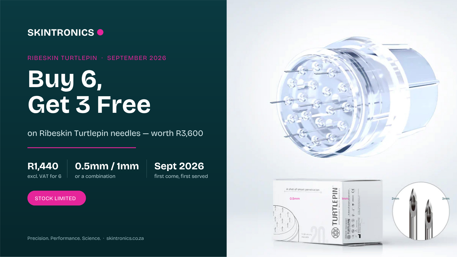 Ribeskin Turtlepin September offer. Buy 6, get 3 free.